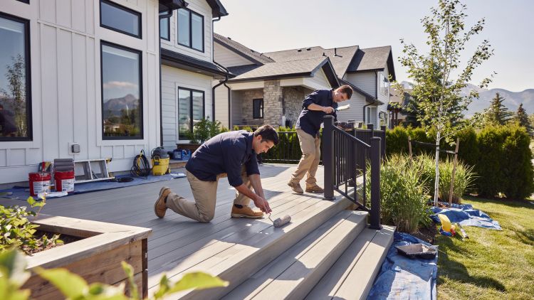 deck painting services NW Calgary