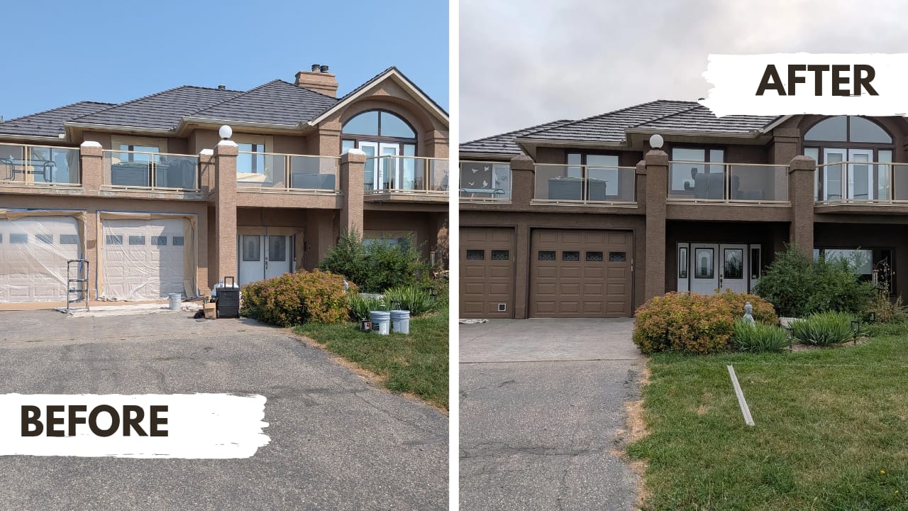 Exterior painting NW Calgary